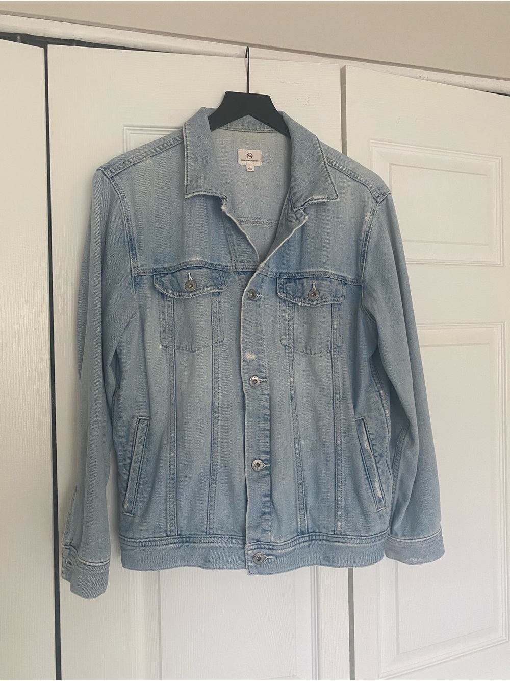 AG Adriano Goldschmied Light Blue Denim Jacket